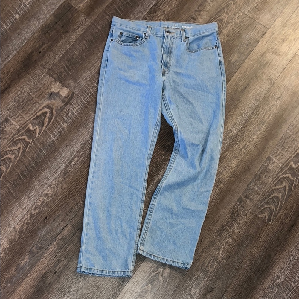George Light Blue Straight Leg Jeans